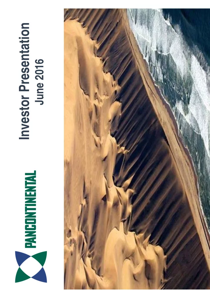 investor presentation