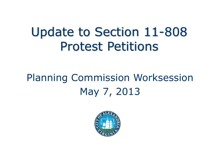 protest petitions
