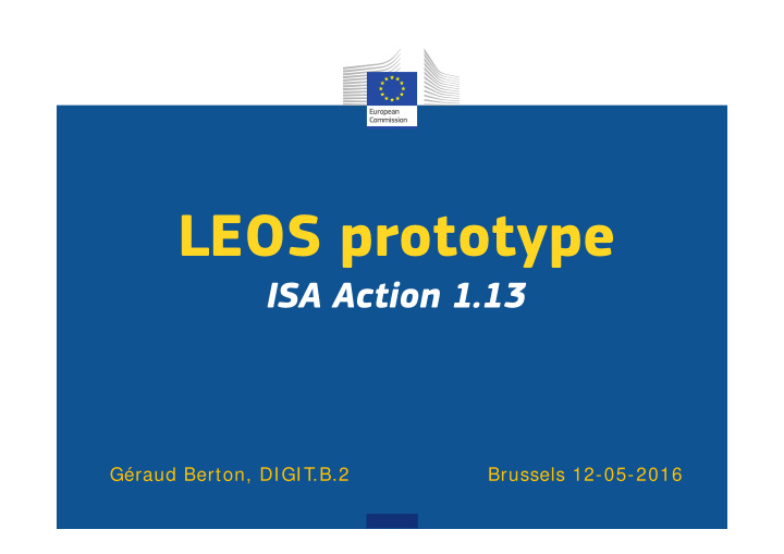 leos prototype