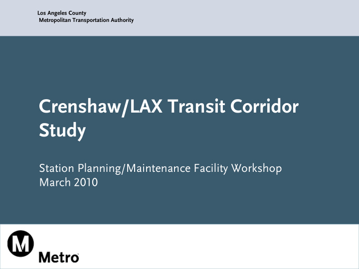 crenshaw lax transit corridor study