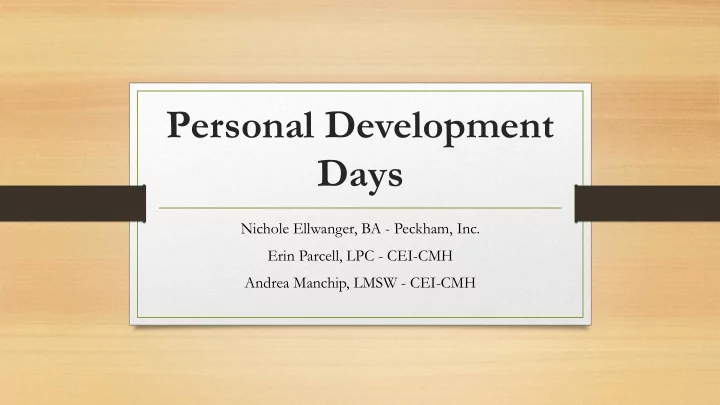 days