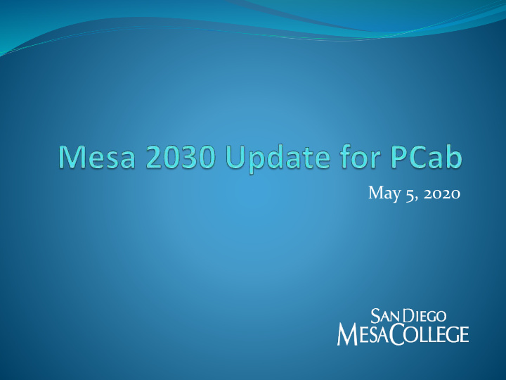 may 5 2020 mesa 2030
