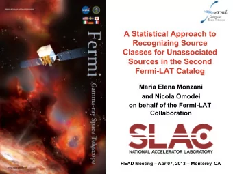 A Statistical Approach to  Recognizing Source  Classes for Unassociated  Sources in the Second