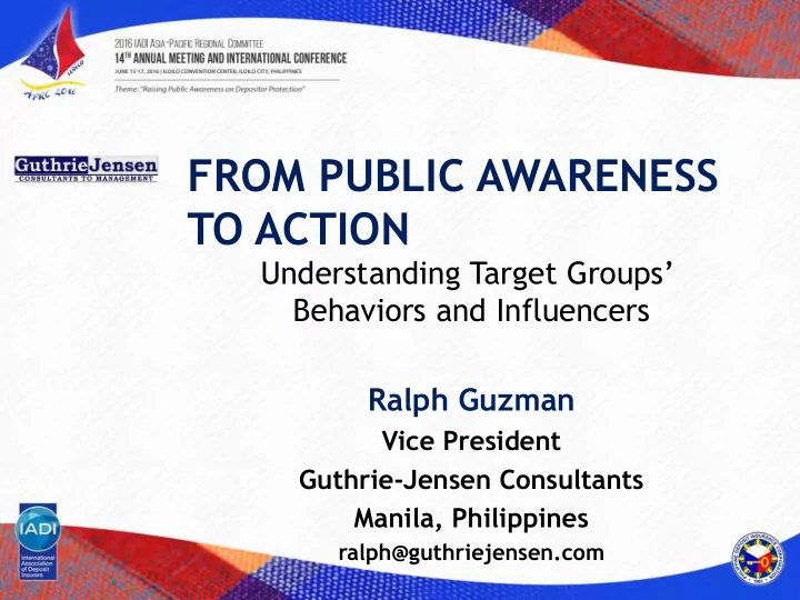 from public awareness