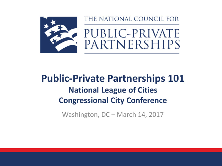 public private partnerships 101