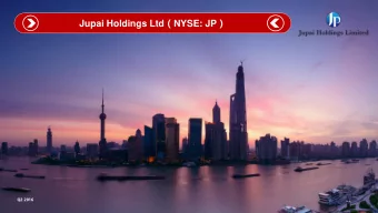 Jupai Holdings Ltd  NYSE: JP   Q2 2016  1  Disclaimer The information in this presentation is