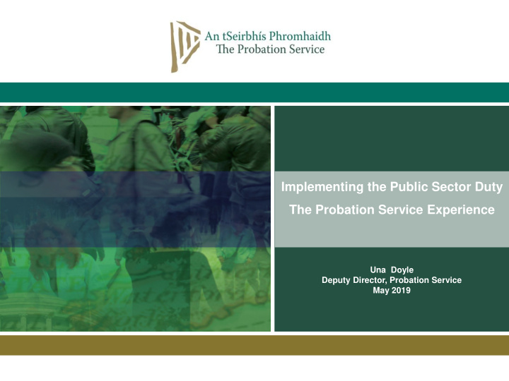 implementing the public sector duty