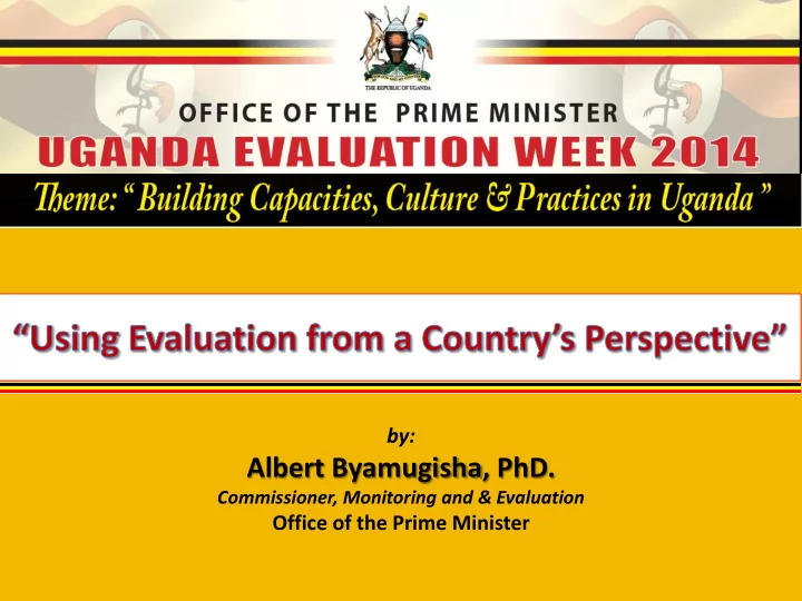albert byamugisha phd