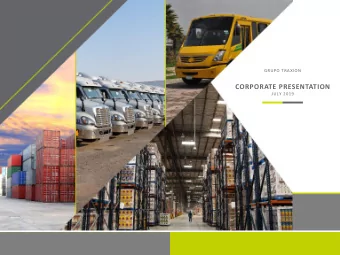 CORPORATE PRESENTATION  JULY 2019  DISCLAIMER  The information contained in this document is