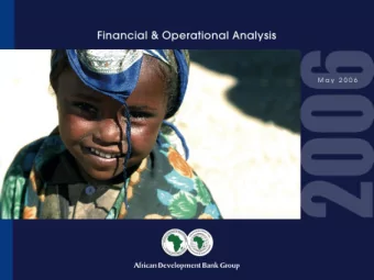 Highlights of Year 2005    Positive economic outlook and indicators for Africa    G8 adopts