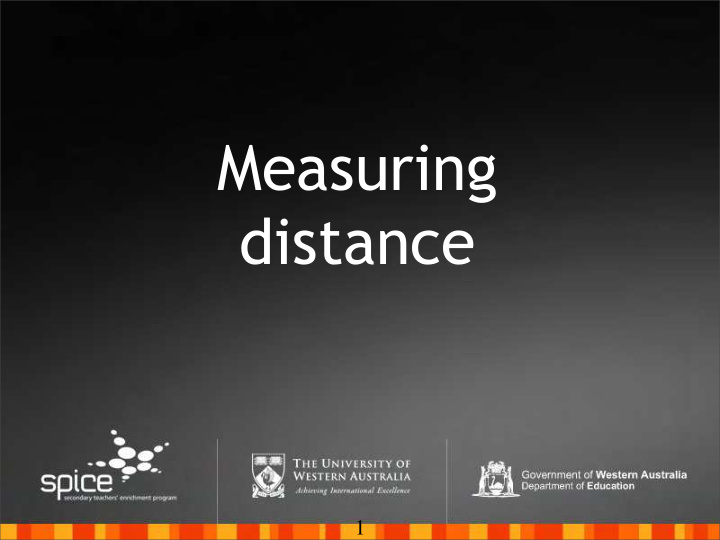 measuring distance