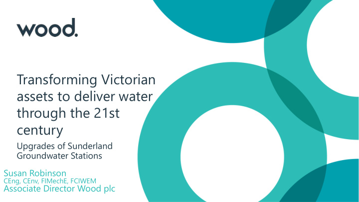 transforming victorian assets to deliver water through
