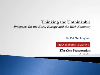 Collapse of the euro would herald a new level of crisis for Ireland and Europe    For Ireland,