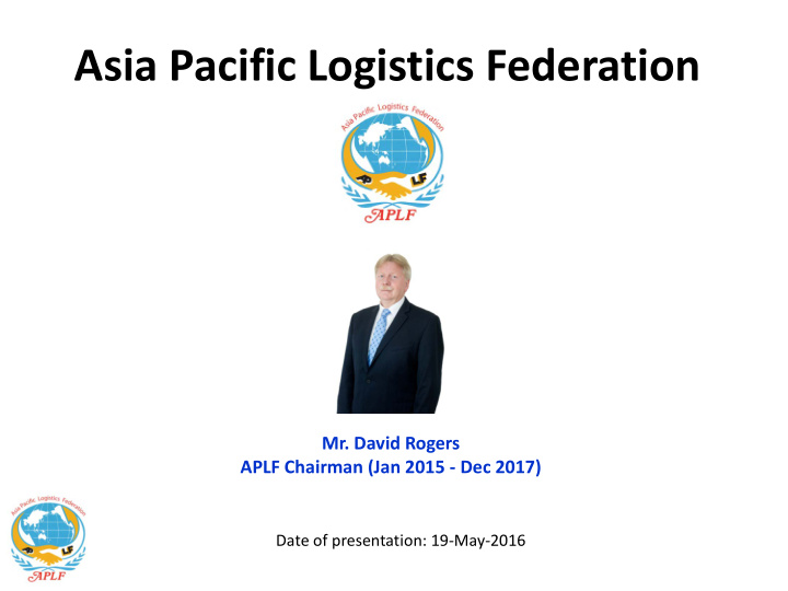 asia pacific logistics federation