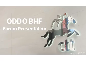 ODDO BHF  Forum Presentation  January 2020  1  CTT Correios de Portugal, S.A.  Disclaimer