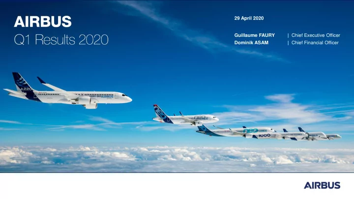 29 april 2020 chief executive officer guillaume faury
