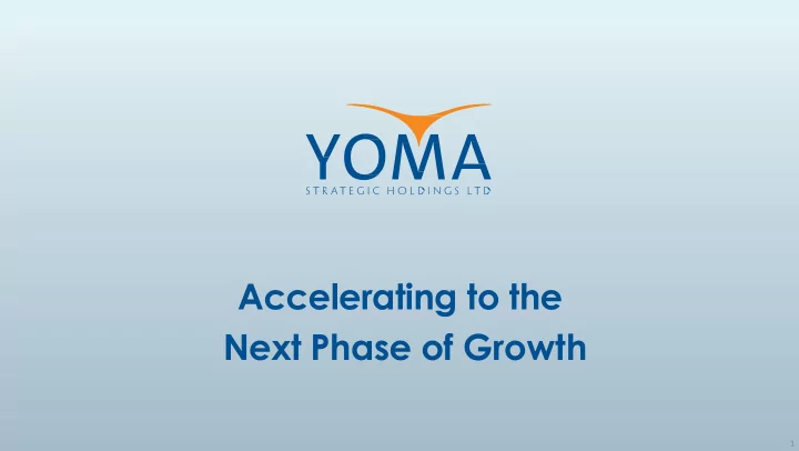 next phase of growth