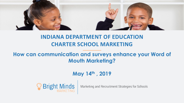 indiana department of education charter school marketing