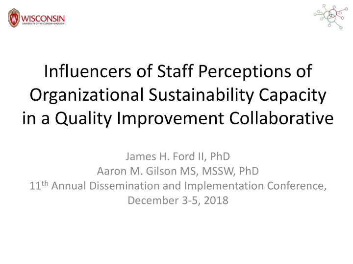 influencers of staff perceptions of organizational