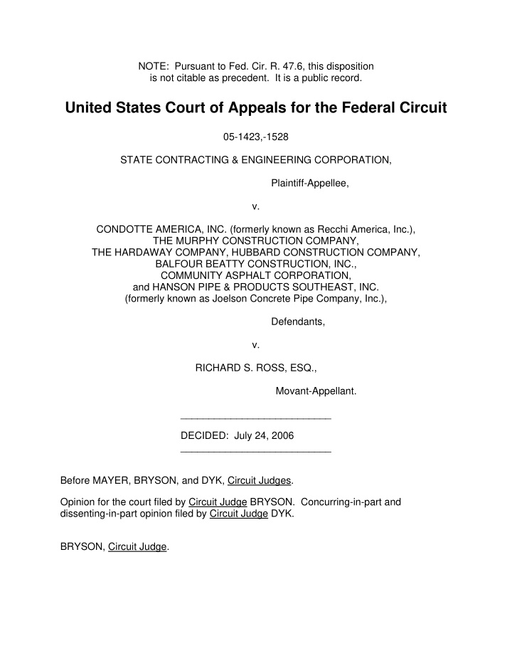 united states court of appeals for the federal circuit