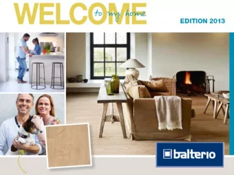 6. Suitable for underfloor heating  All laminate flooring produced by Balterio is suitable for