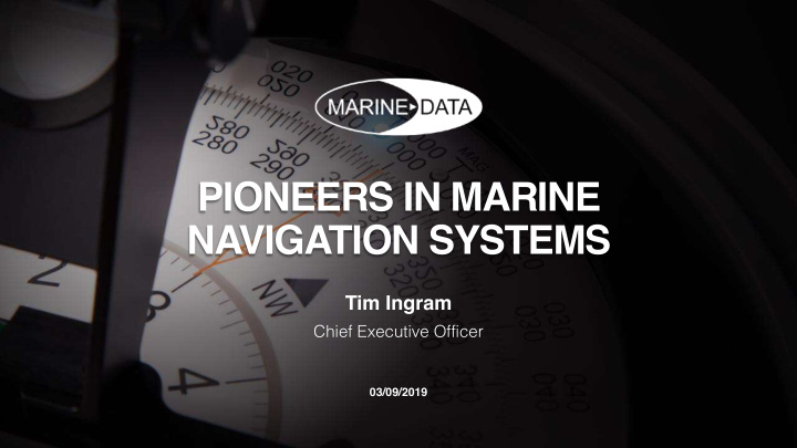 pioneers in marine navigation systems