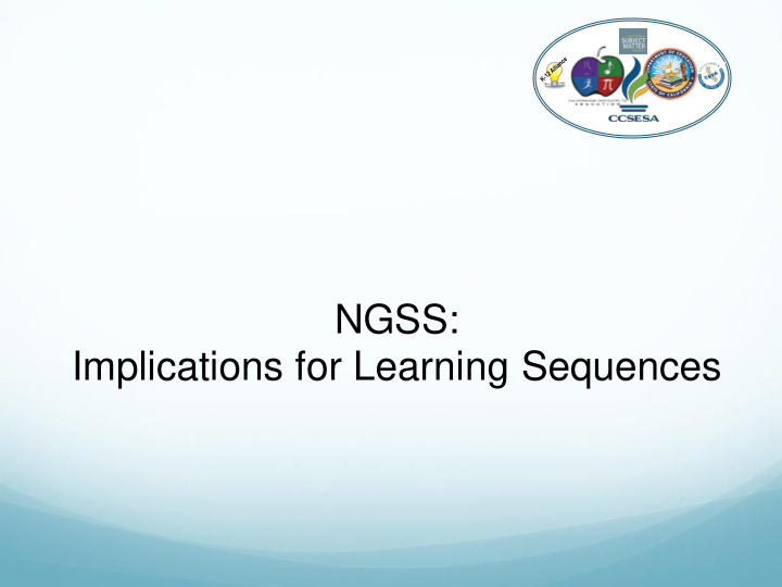 implications for learning sequences session goals