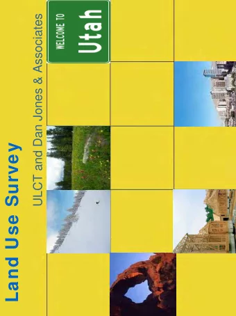 Land Use Survey  Survey Background  Date: August, 2 0 0 6 (Land Use focus)  August, 2003