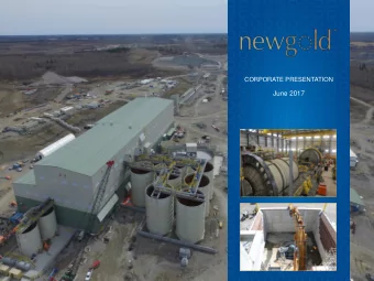 June 2017  1  Cautionary statements  ALL AMOUNTS IN U.S. DOLLARS UNLESS OTHERWISE STATED