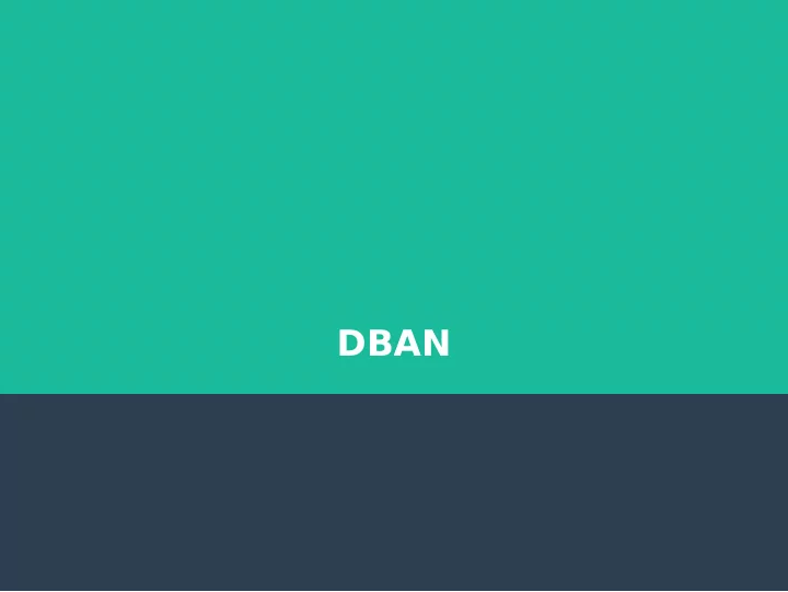 dban what is dban