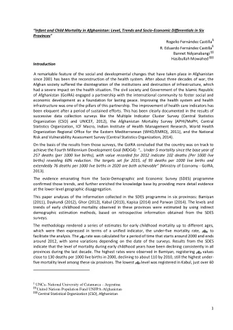 Rogelio Fernndez Castilla  R. Eduardo Fernndez Castilla  Bannet Ndyanabangi  Hasibullah