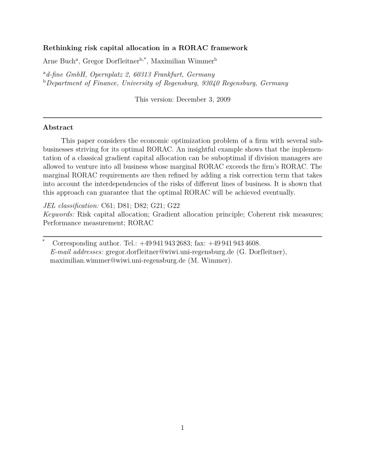 this paper considers the economic optimization problem of