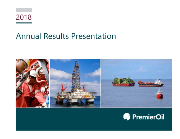 annual results presentation