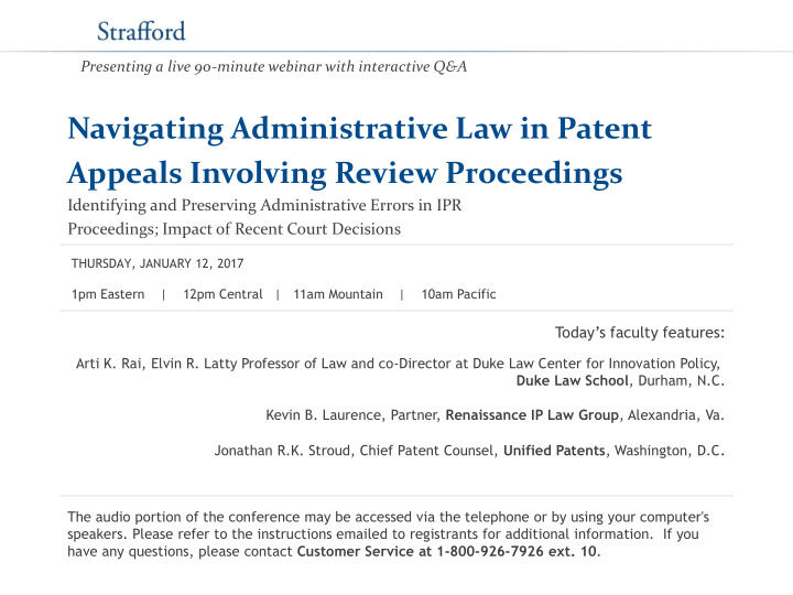 navigating administrative law in patent appeals involving