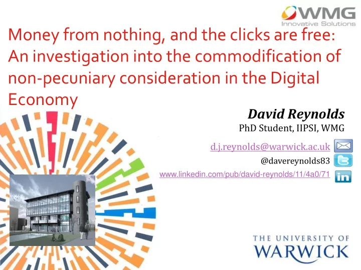 an investigation into the commodification of