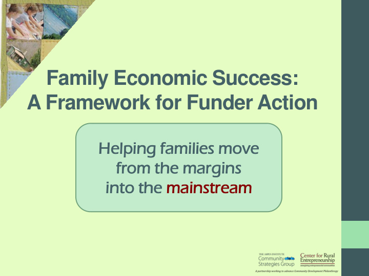 family economic success