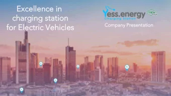 Excellence  Excellence in  in  charging  charging station  station  Company Presentation  Company