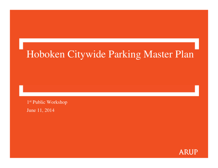 hoboken citywide parking master plan