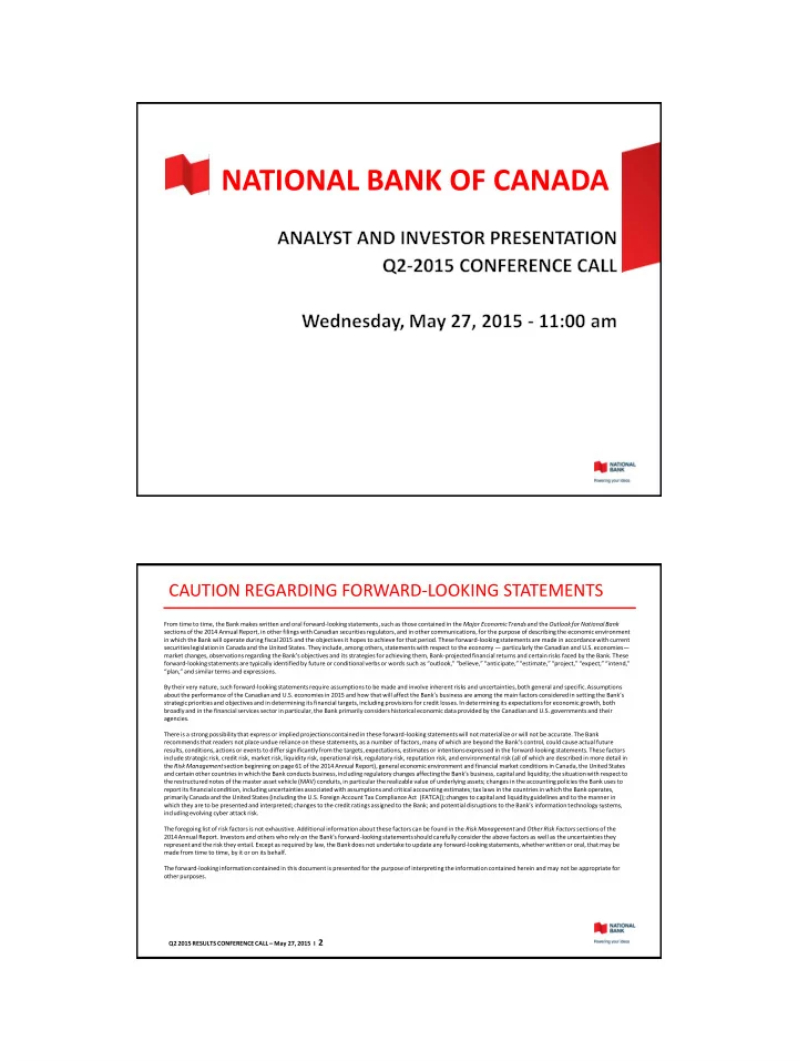 national bank of canada