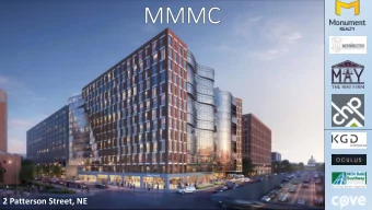 2 Patterson Street, NE  Highly Qualified Team  Development Team  Affordable Housing Partner  Tenant