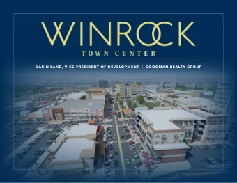 DARIN SAND, VICE-PRESIDENT OF DEVELOPMENT  |  GOODMAN REALTY GROUP  2007  2016  2017  SITE PLAN