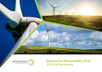 Greencoat Renewables PLC  2019 Full  Year Results  STRICTLY CONFIDENTIAL  Disclaimer This
