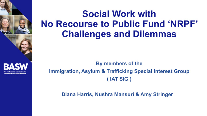 social work with no recourse to public fund nrpf