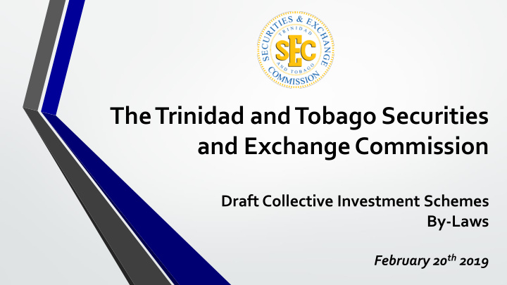 the trinidad and tobago securities and exchange commission