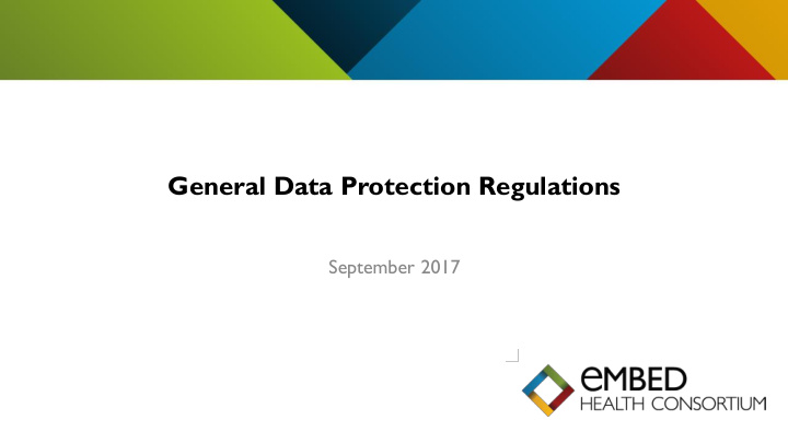 general data protection regulations