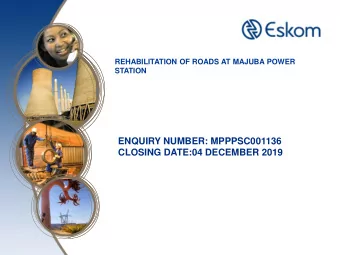 ENQUIRY NUMBER: MPPPSC001136  CLOSING DATE:04 DECEMBER 2019 Rules of the meeting  All attendees