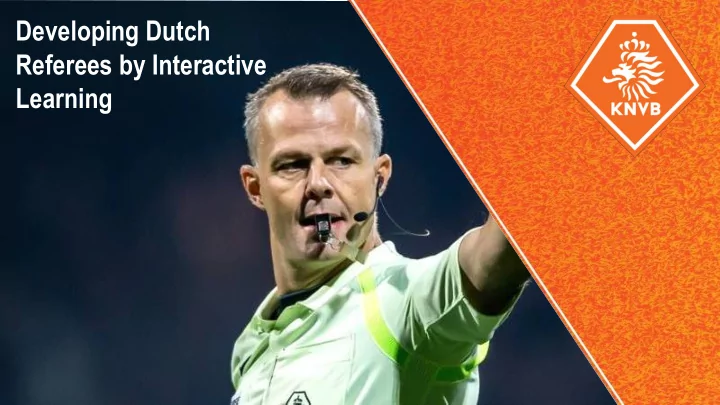 learning dutch football