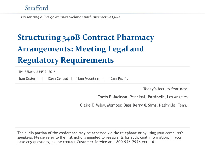 structuring 340b contract pharmacy arrangements meeting