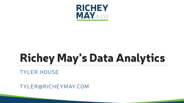 richey may s data analytics