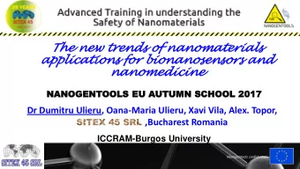 Th  The  e new  ew tre  rends  ds of  f nan  anoma  omater  terials  ials  ap  appl  plica